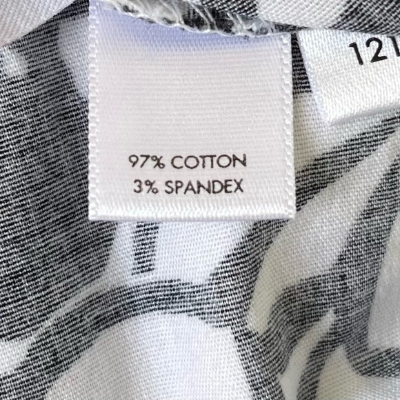 •LOFT• Tropical Floral Capri Pants with Drawstring - Size 6 - Picture 7 of 9